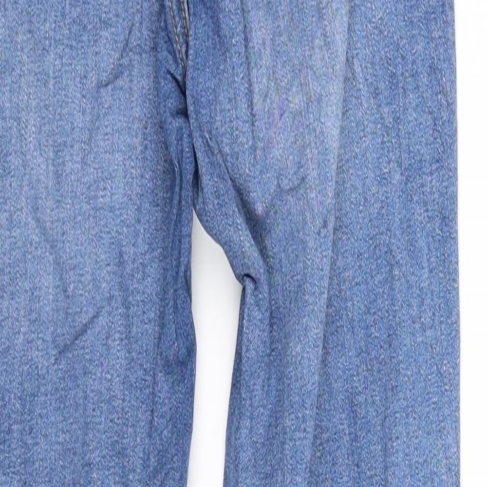 molly Womens Blue Straight Jeans Size L L32 in