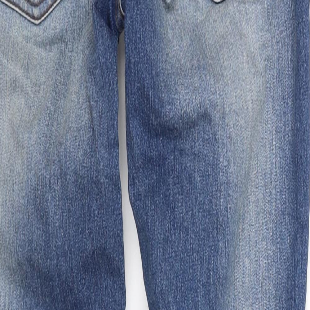 Jaqueline deYong Womens Blue Straight Jeans Size M L32 in