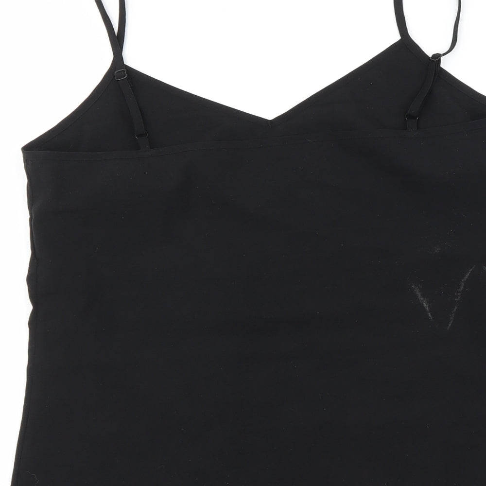 Marks & Spencer Womens Black Basic T-Shirt Size 6