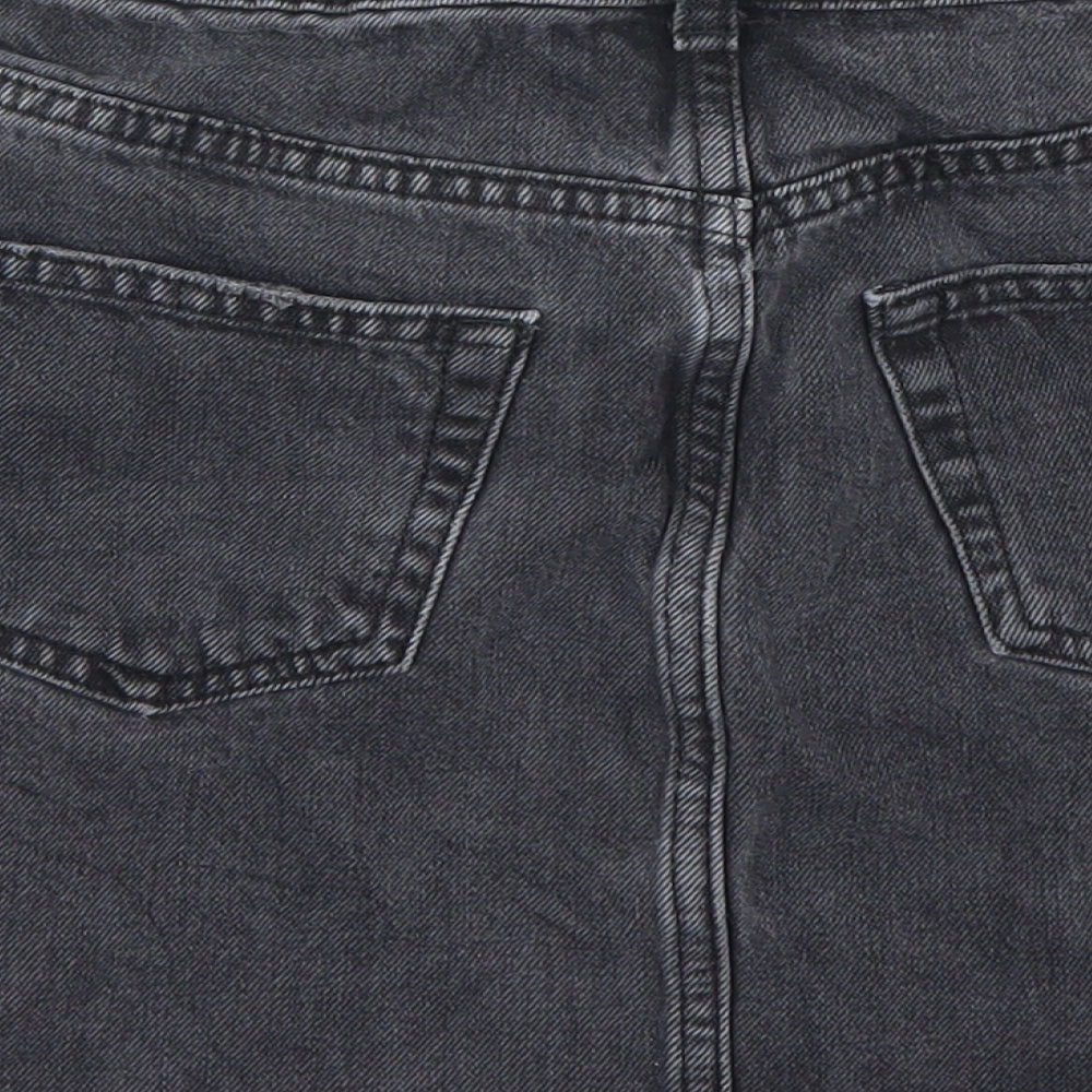 Preworn Womens Black A-Line Skirt Size 23 in