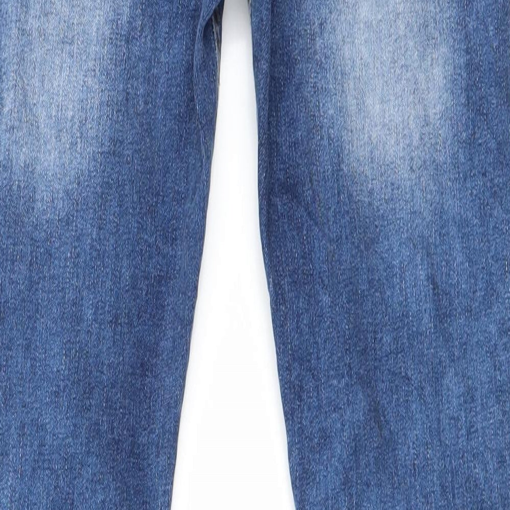 Preworn Womens Blue Straight Jeans Size 23 in L24 in