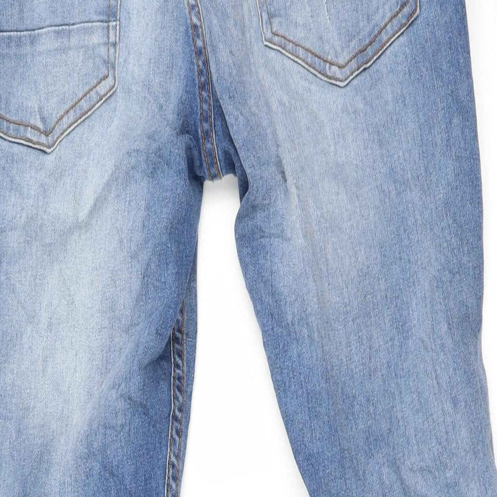 Preworn Mens Blue Straight Jeans Size 30 in L25 in