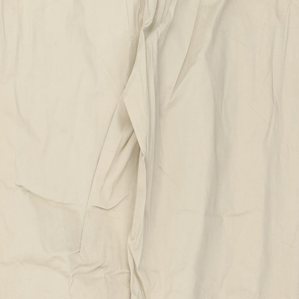 Manguun Womens Beige Cargo Trousers Size 12 L29 in