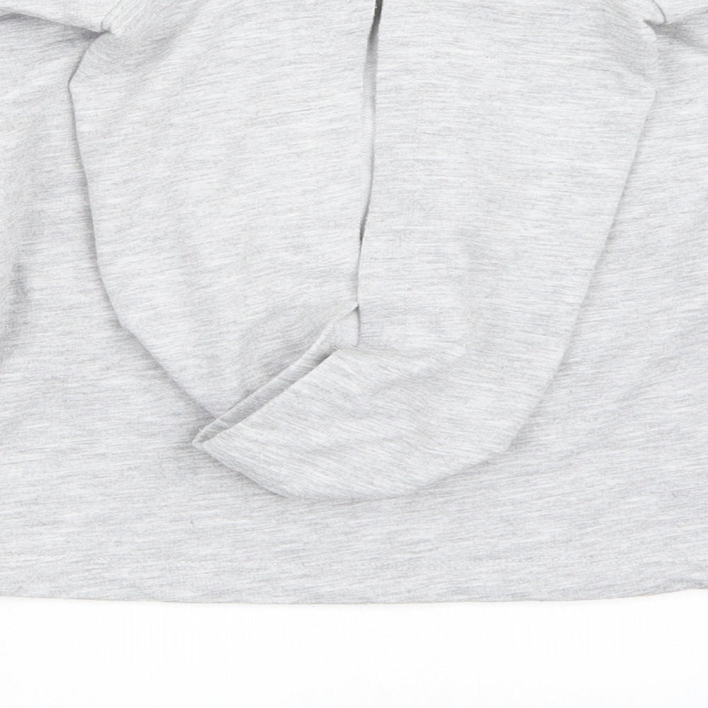 Primark Girls Grey Rayon Pullover Hoodie Size 12 Years