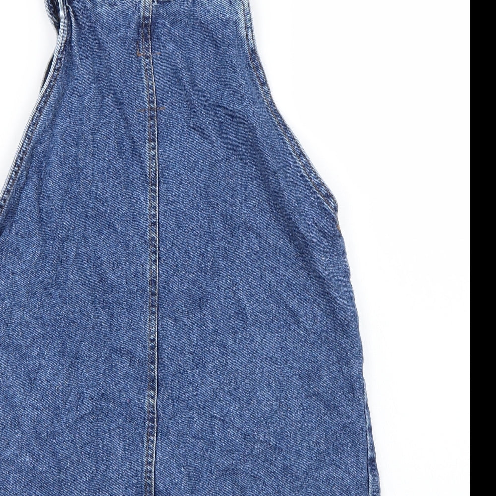 Denim & Co. Girls Blue Dungaree One-Piece Size 11 Years