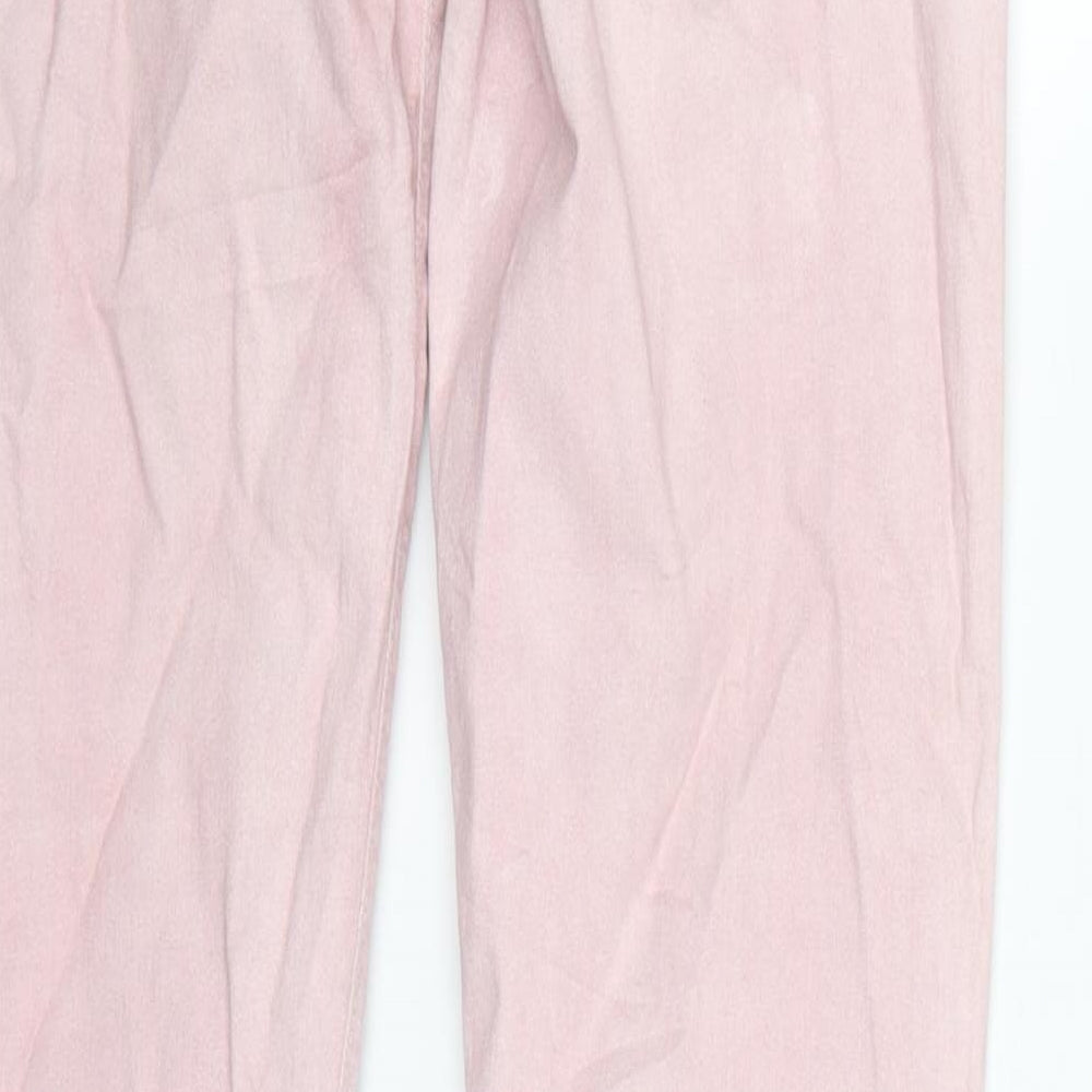 Preworn Womens Pink Straight Jeans Size 27 L31 in