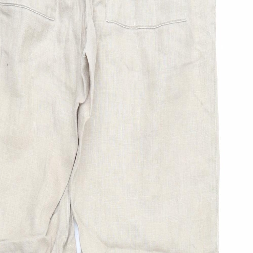 NEXT Womens Beige Trousers Size 30 in