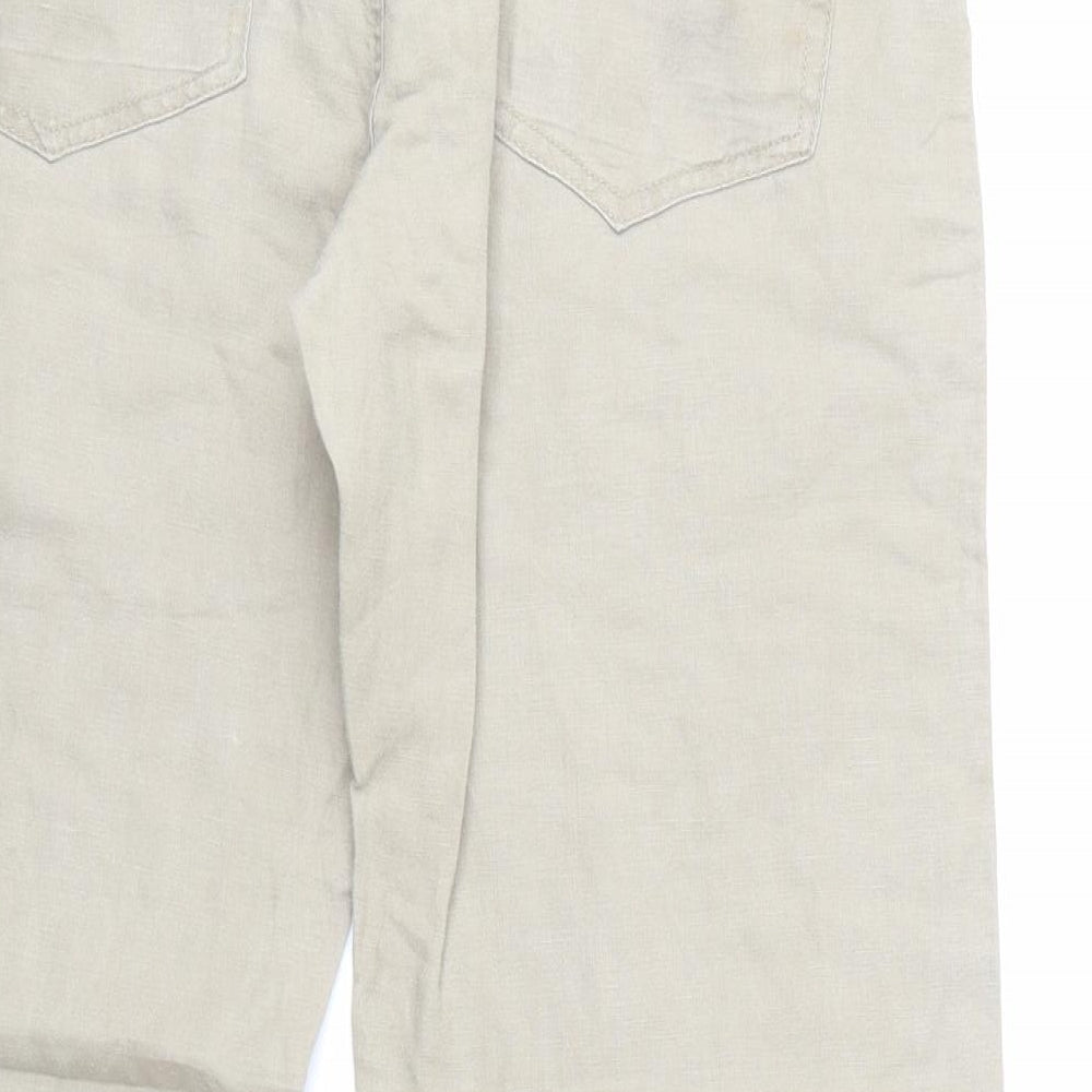 H&M Womens Beige Trousers Size 34 in L32 in