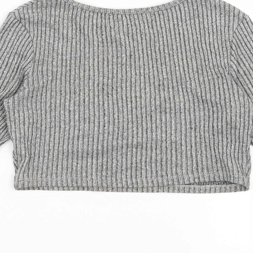 Candy Couture Girls Grey Pullover Sweatshirt Size 9 Years - Always dress to impress
