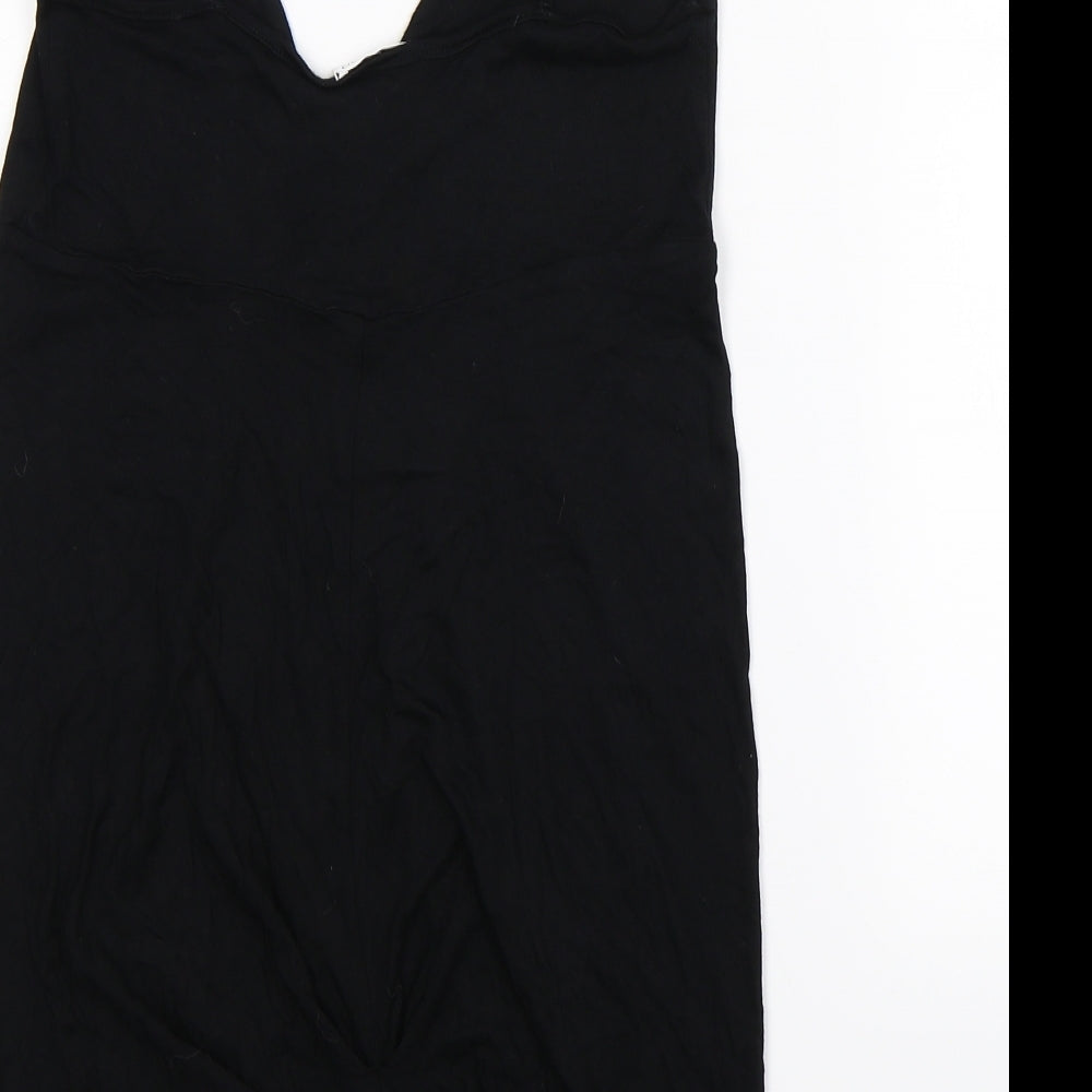 Topshop Womens Black Basic Tank Size 10