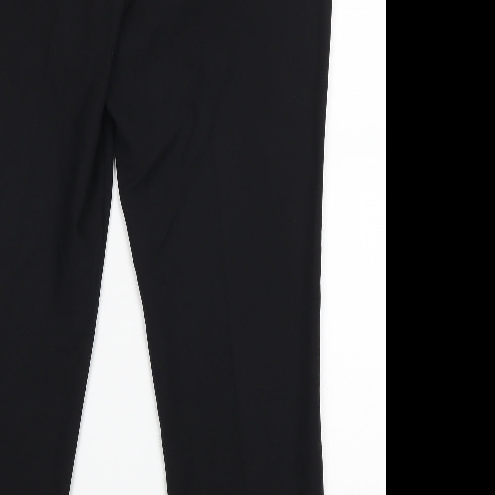 F&F Womens Black Trousers Size 14 L27 in
