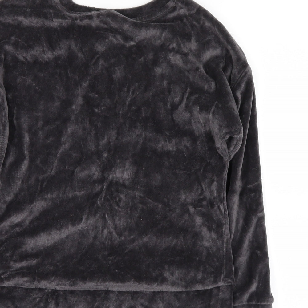 NEXT Girls Grey Pullover Sweatshirt Size 7 Years - stars
