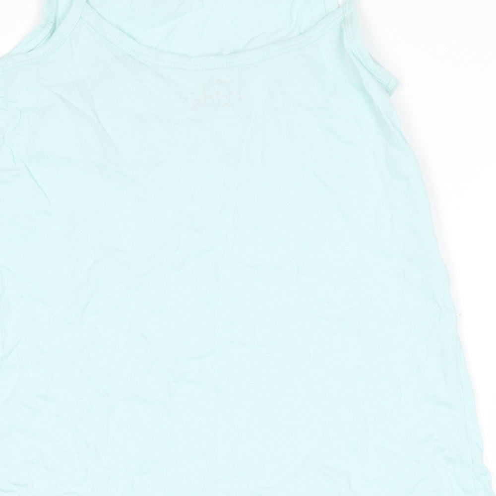 Pep&Co Girls Blue Top Pyjama Top Size 8-9 Years - palm beach