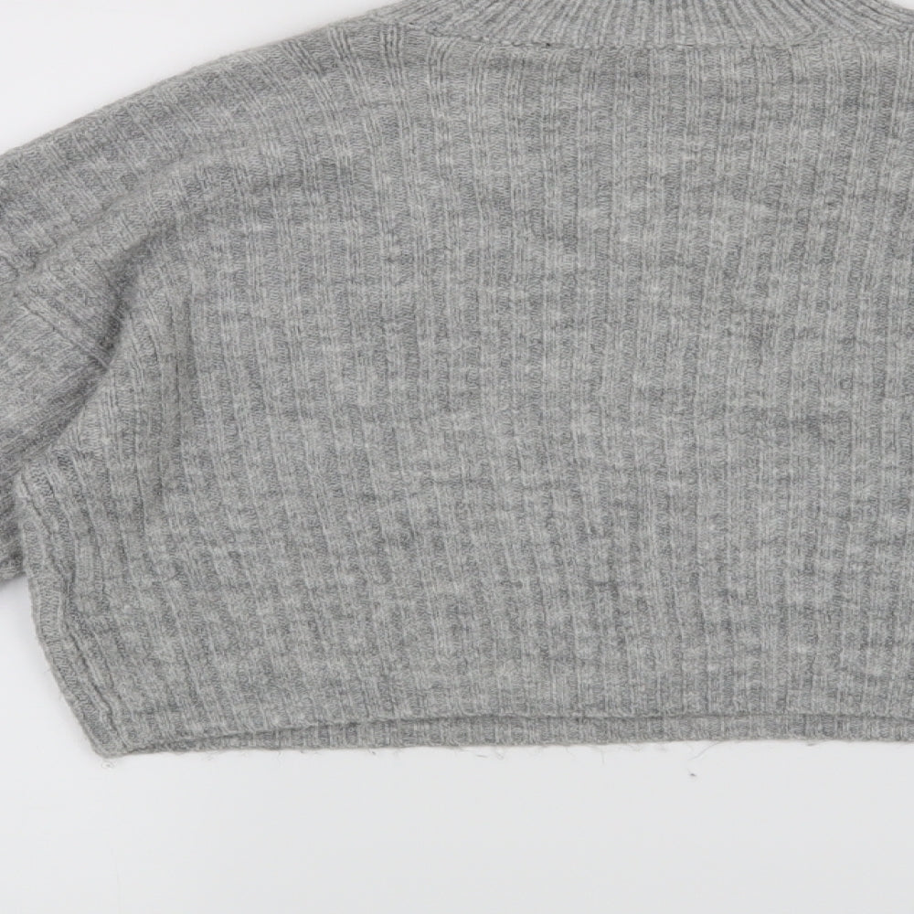 New Look Girls Grey Pullover Jumper Size 12-13 Years