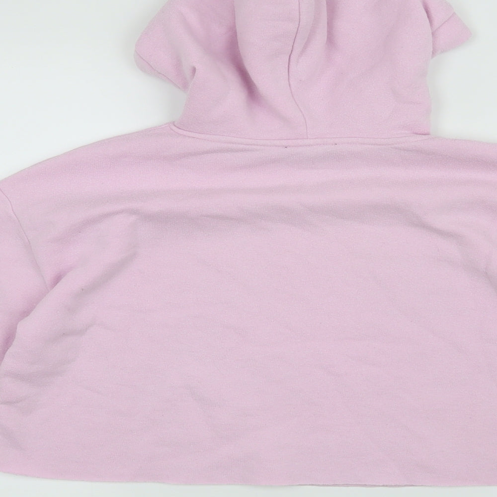 Topshop Womens Purple Pullover Hoodie Size 10