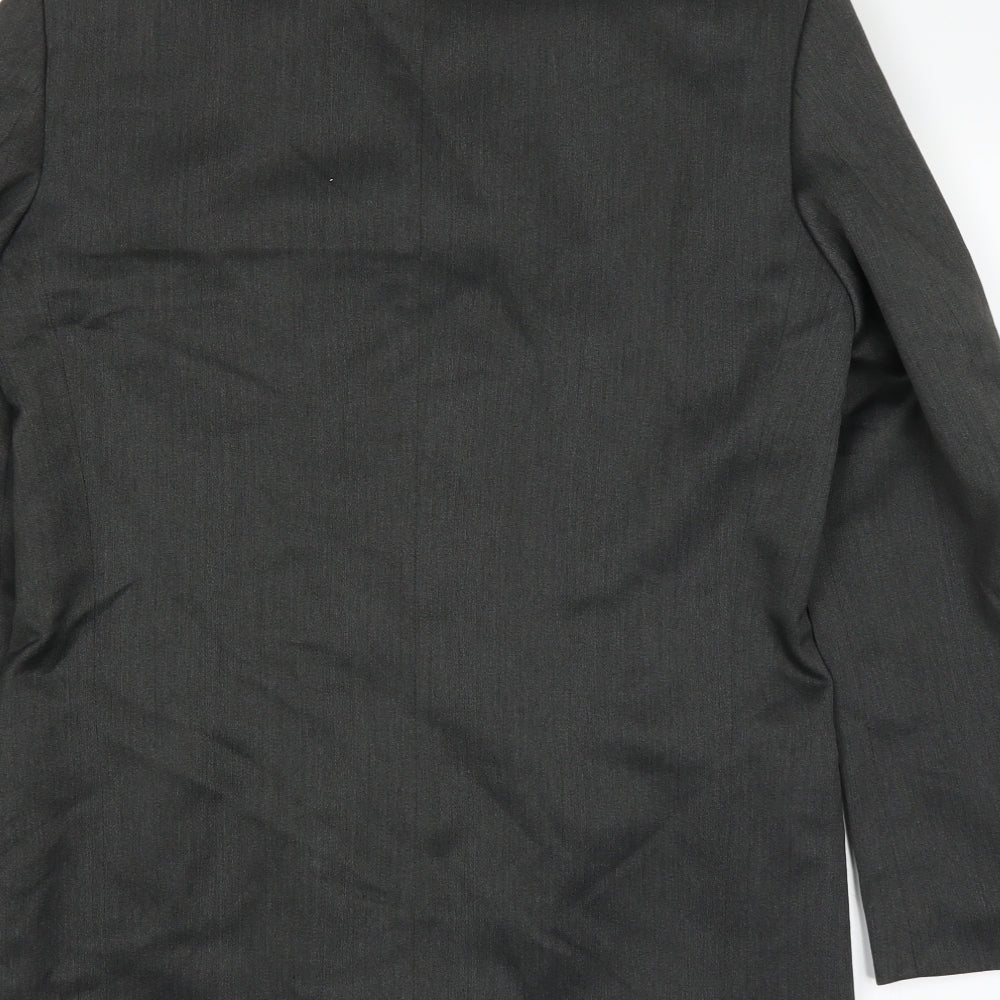 Flex Mens Grey Jacket Suit Jacket Size 40
