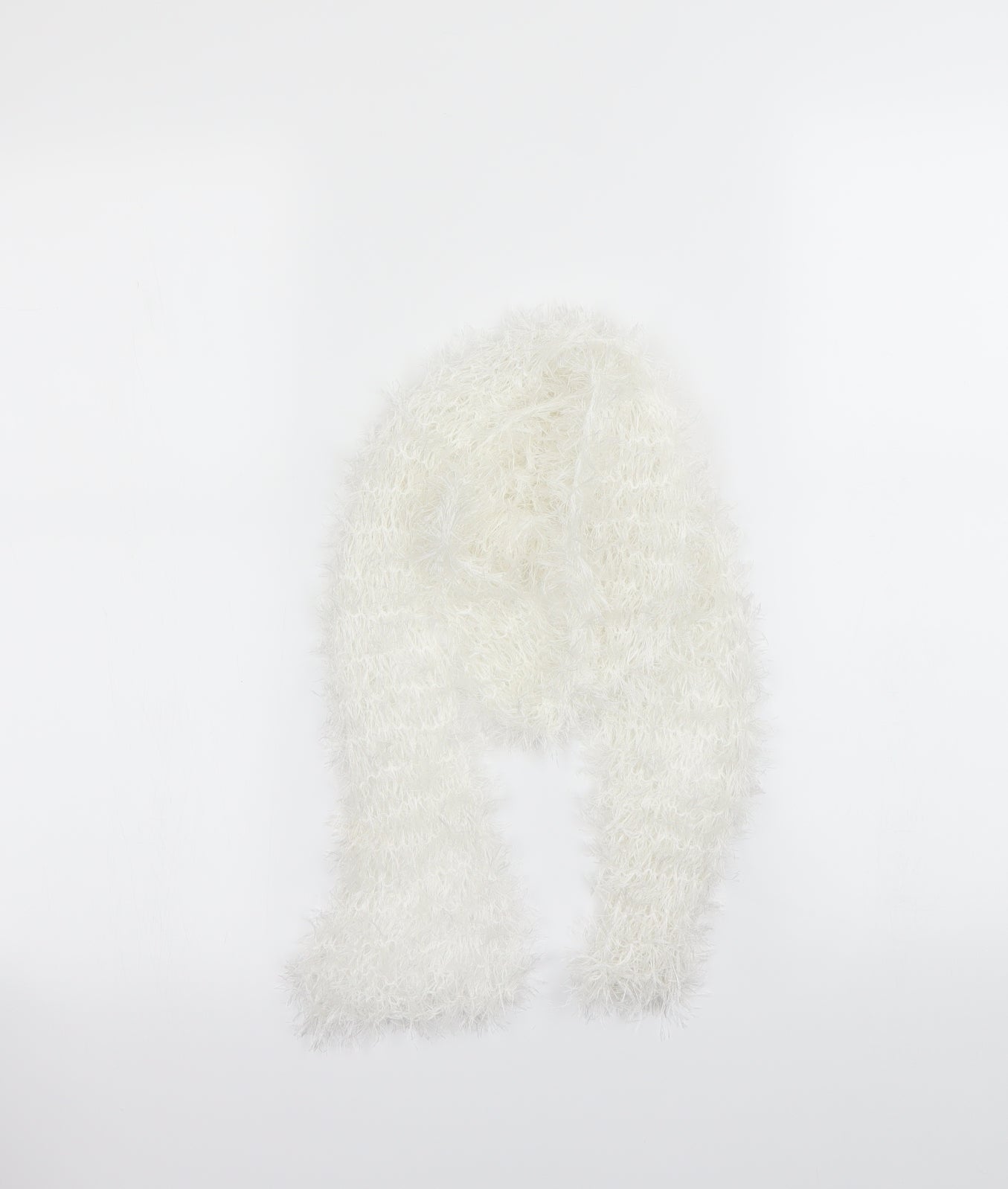 Preworn Womens White Scarf