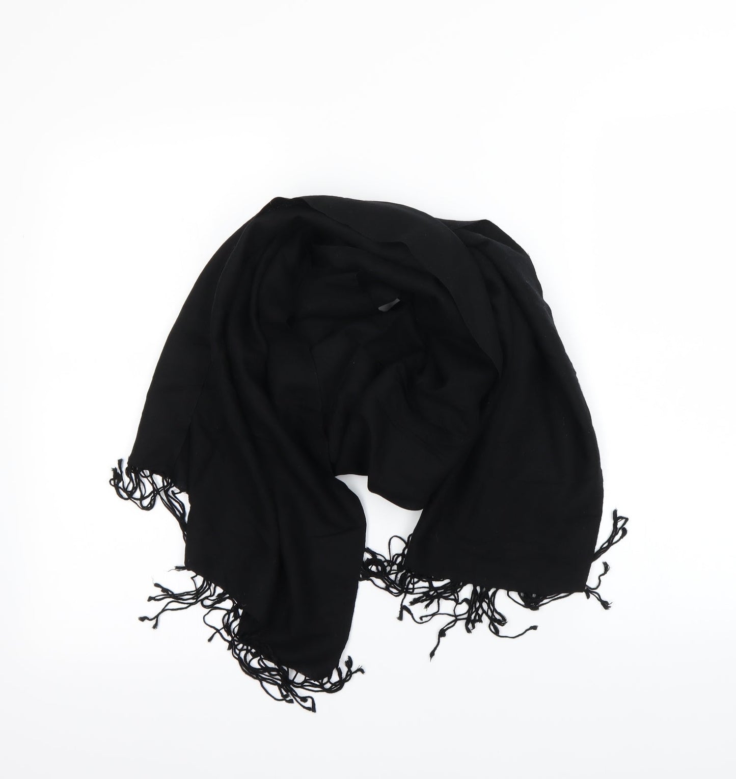 Preworn Womens Black Scarf