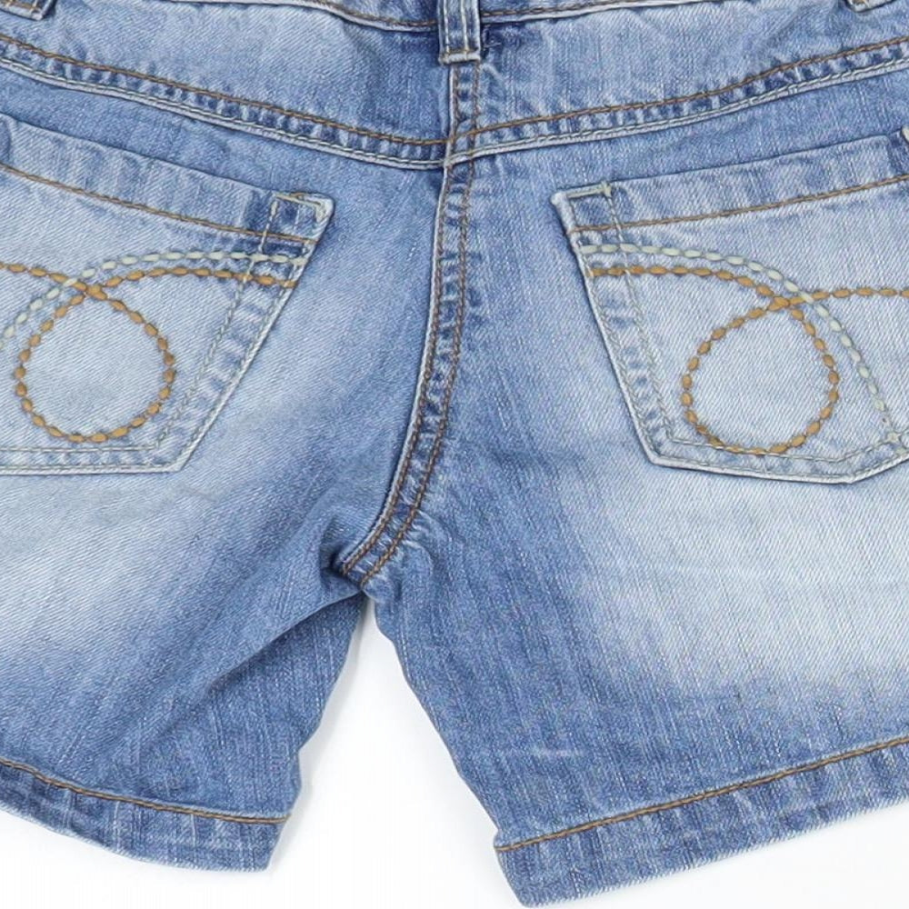 NEXT Girls Blue Mom Shorts Size 7 Years