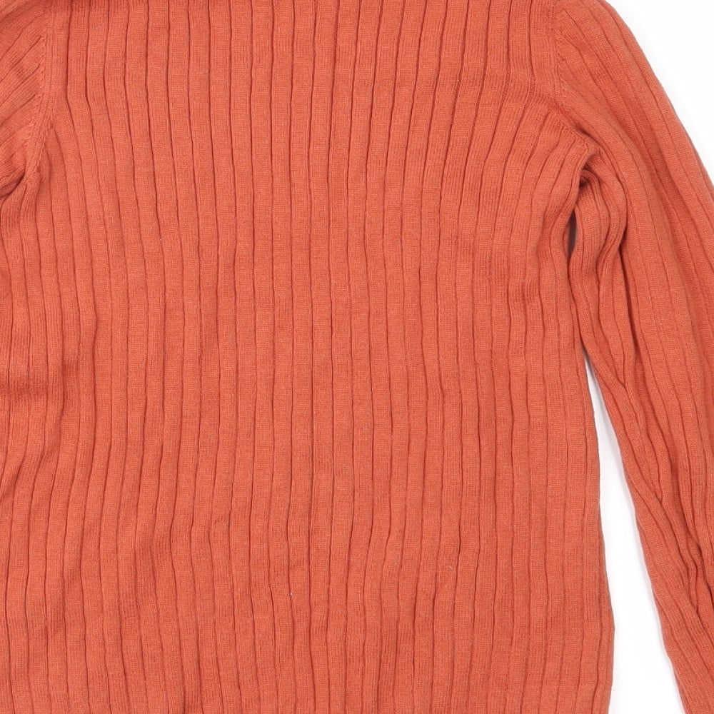George Girls Brown Knit Pullover Jumper Size 10-11 Years