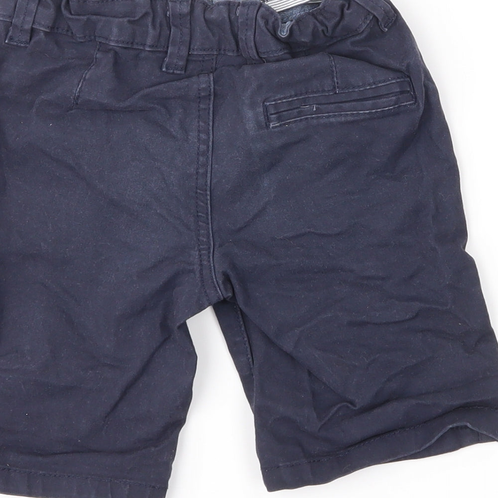 Denim & Co. Boys Blue Chino Shorts Size 4-5 Years
