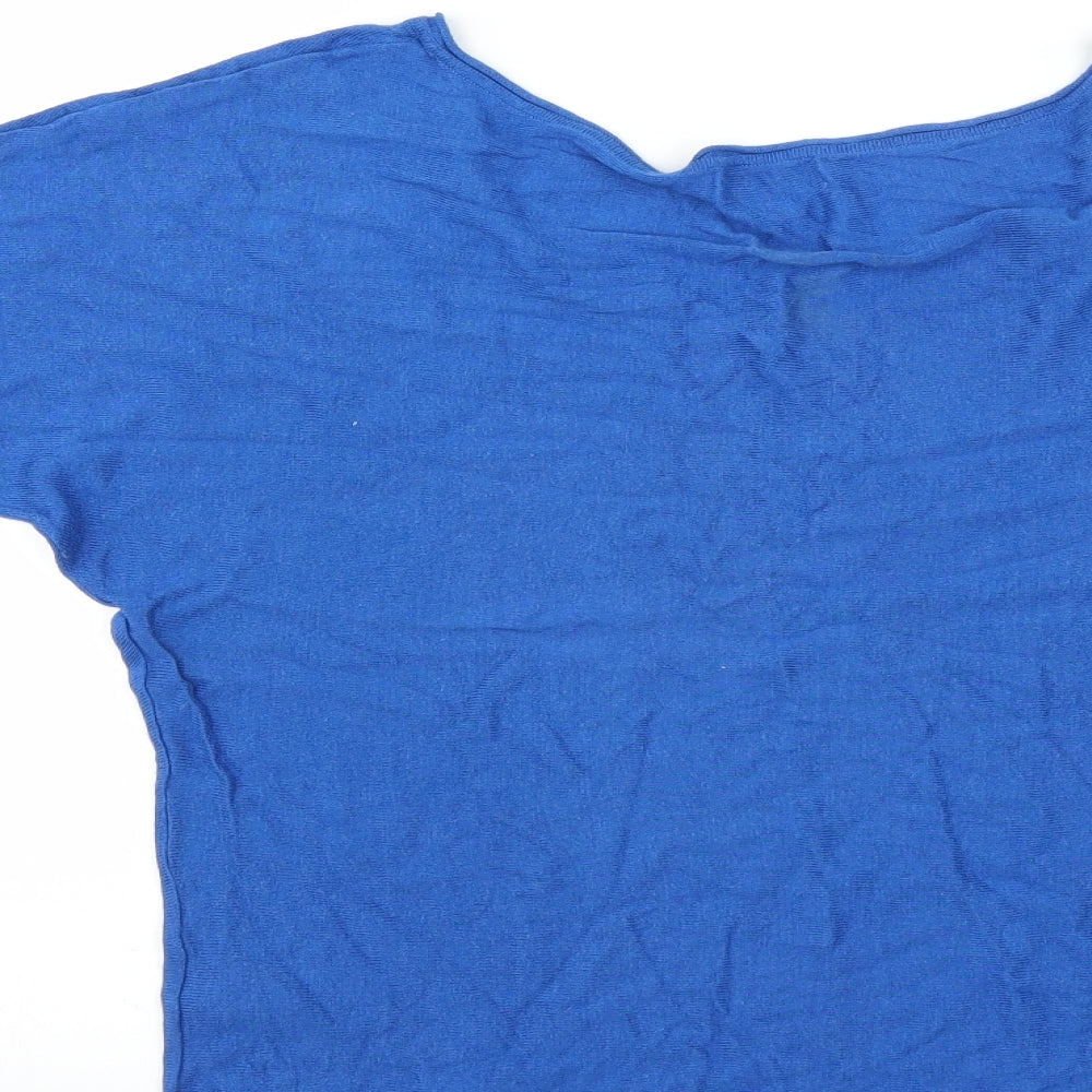 Monsoon Womens Blue Pullover Jumper Size S