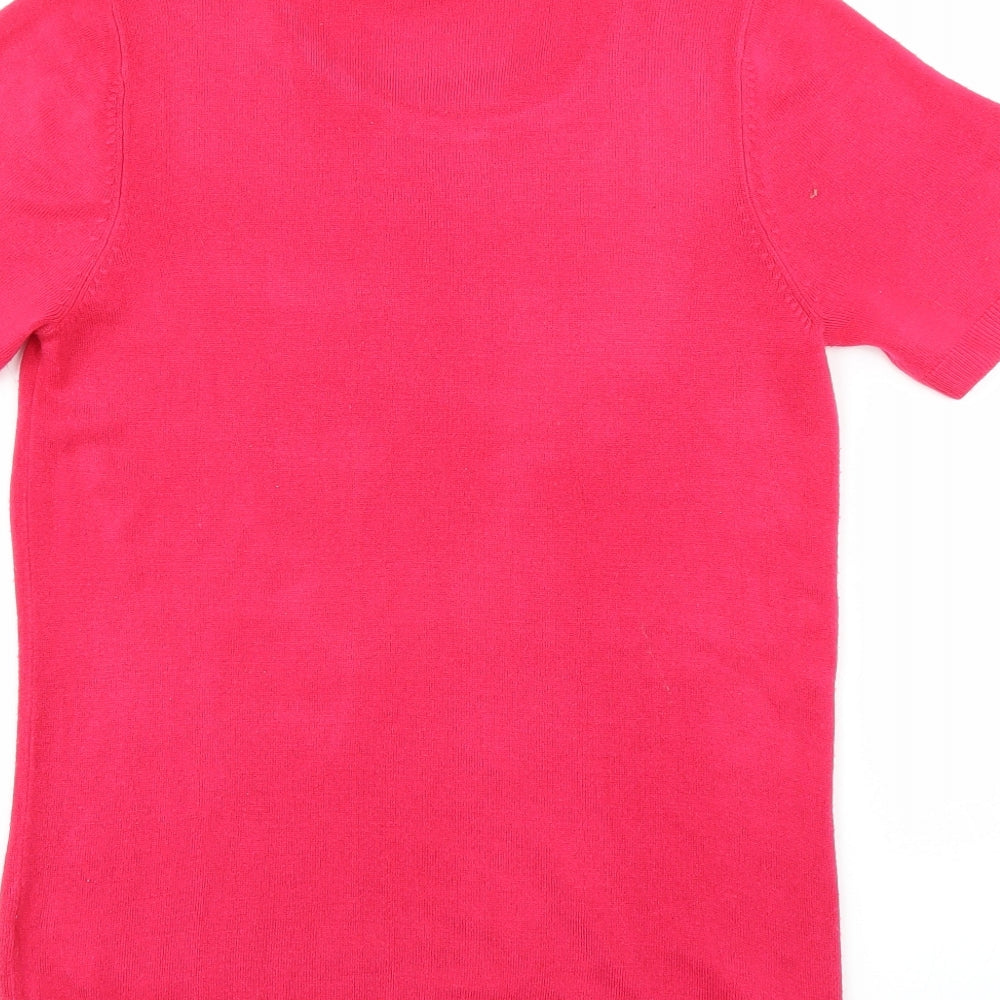 Le Bon Marché Womens Pink Pullover Jumper Size 8
