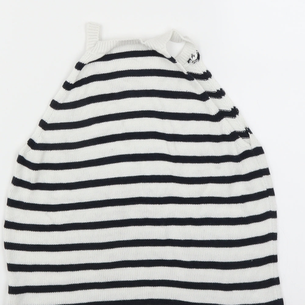 Primark Womens Blue Striped Pullover Jumper Size 8