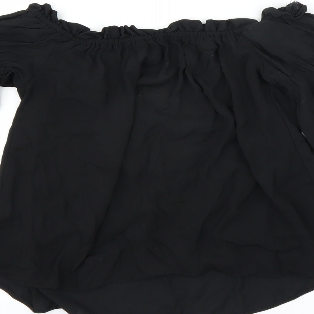 Primark Womens Black Basic Blouse Size 4