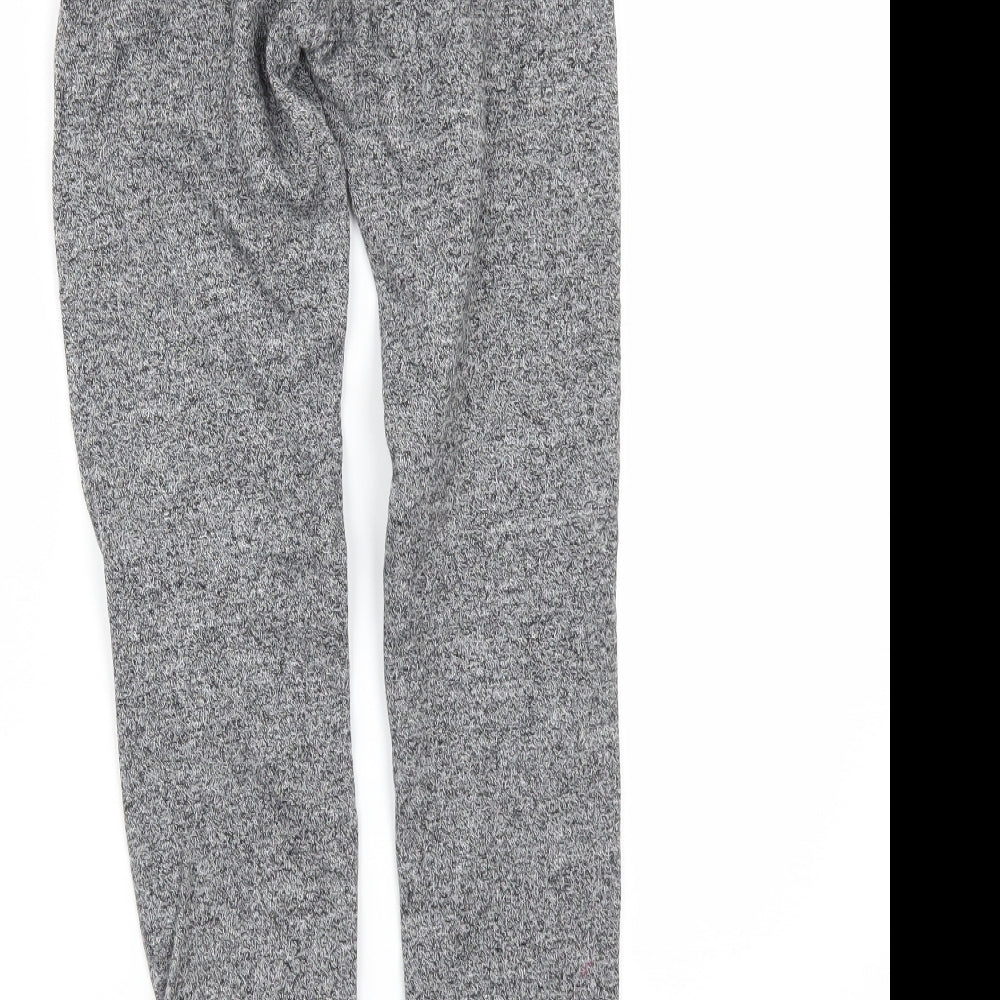 H&M Girls Grey Cargo Trousers Size 11 Years