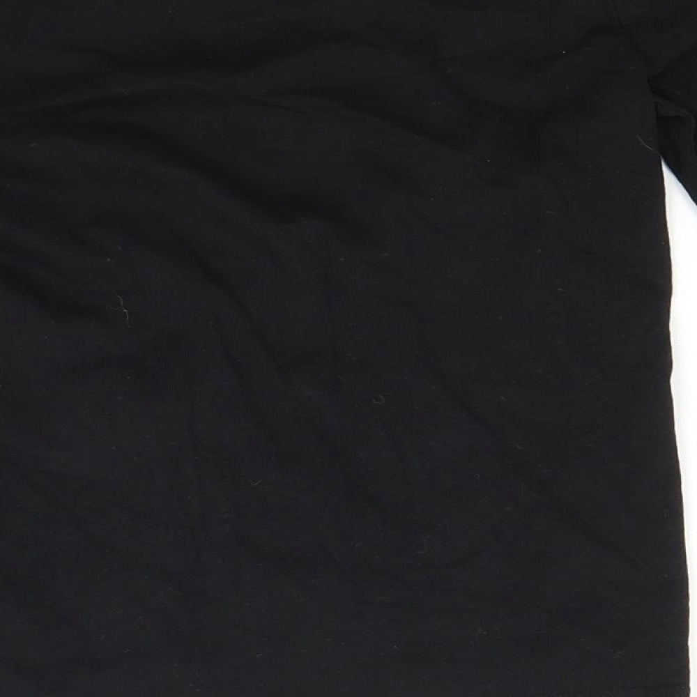 Primark Girls Black Pullover Sweatshirt Size 7-8 Years