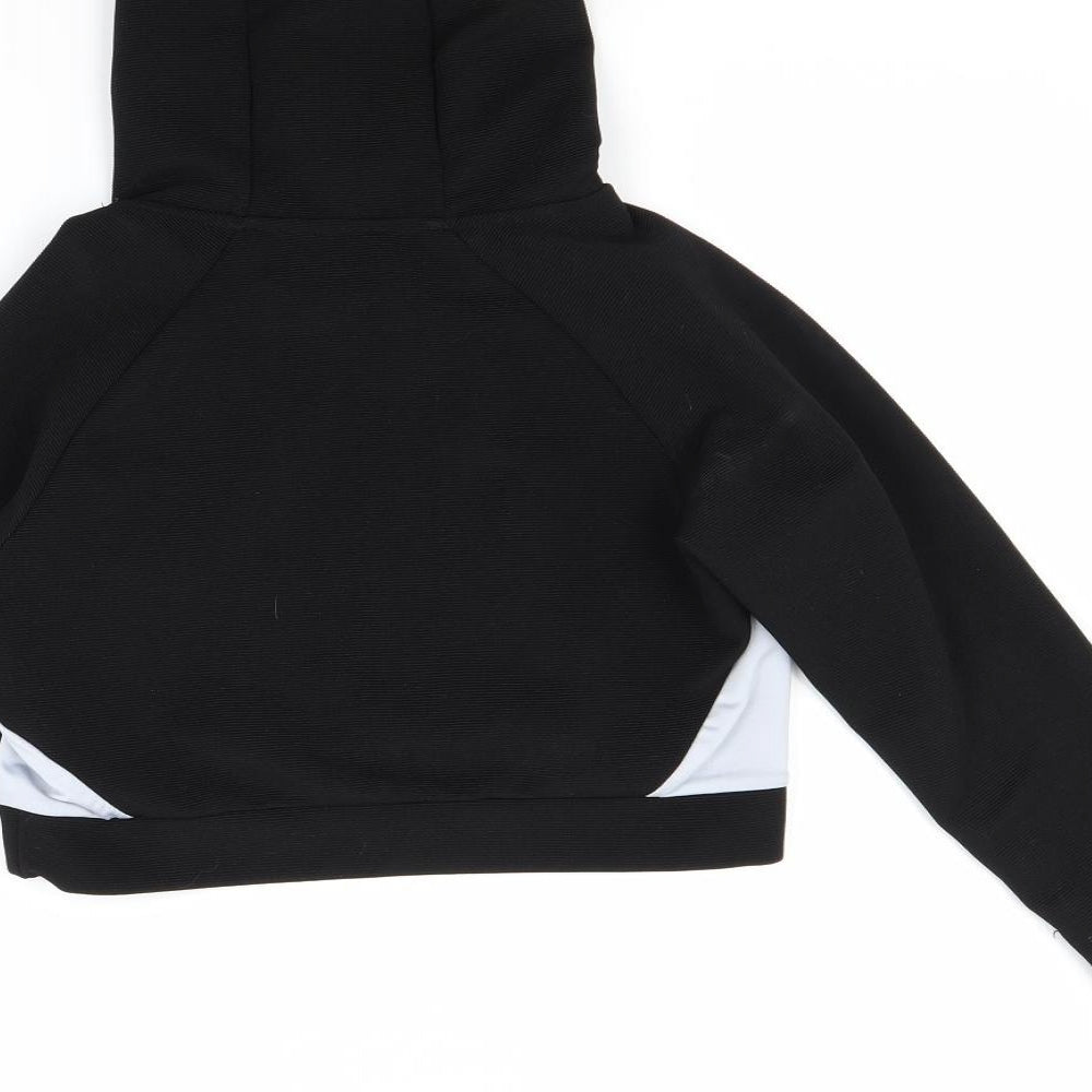 Young Dimension Girls Black Pullover Hoodie Size 7-8 Years