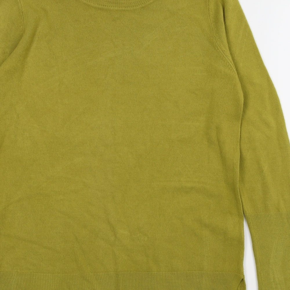 Primark Womens Yellow Pullover Jumper Size 12