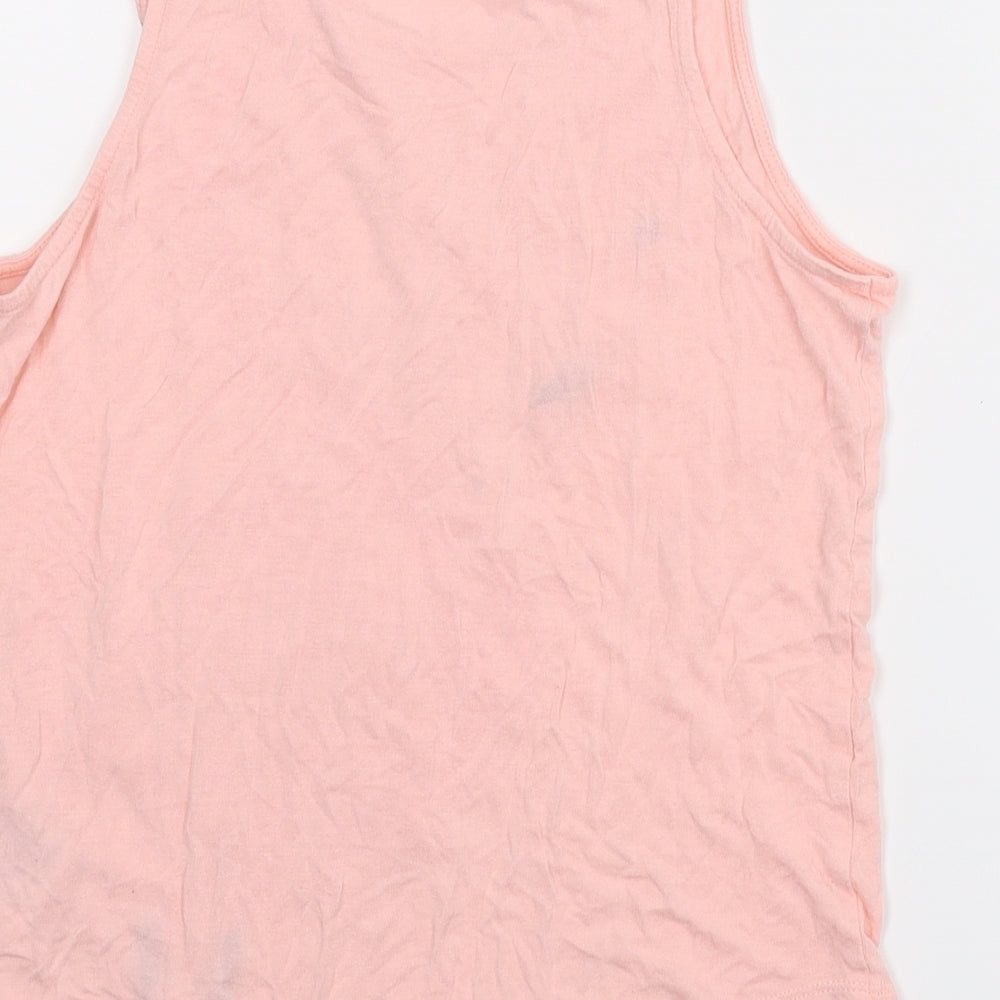 H&M Girls Pink Basic Tank Size 11 Years