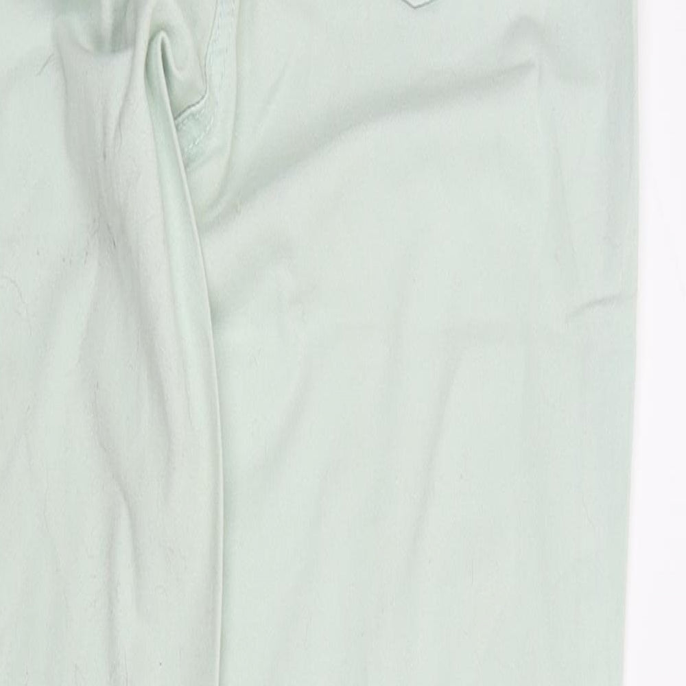 NEXT Womens Green Chino Trousers Size 10 L26 in