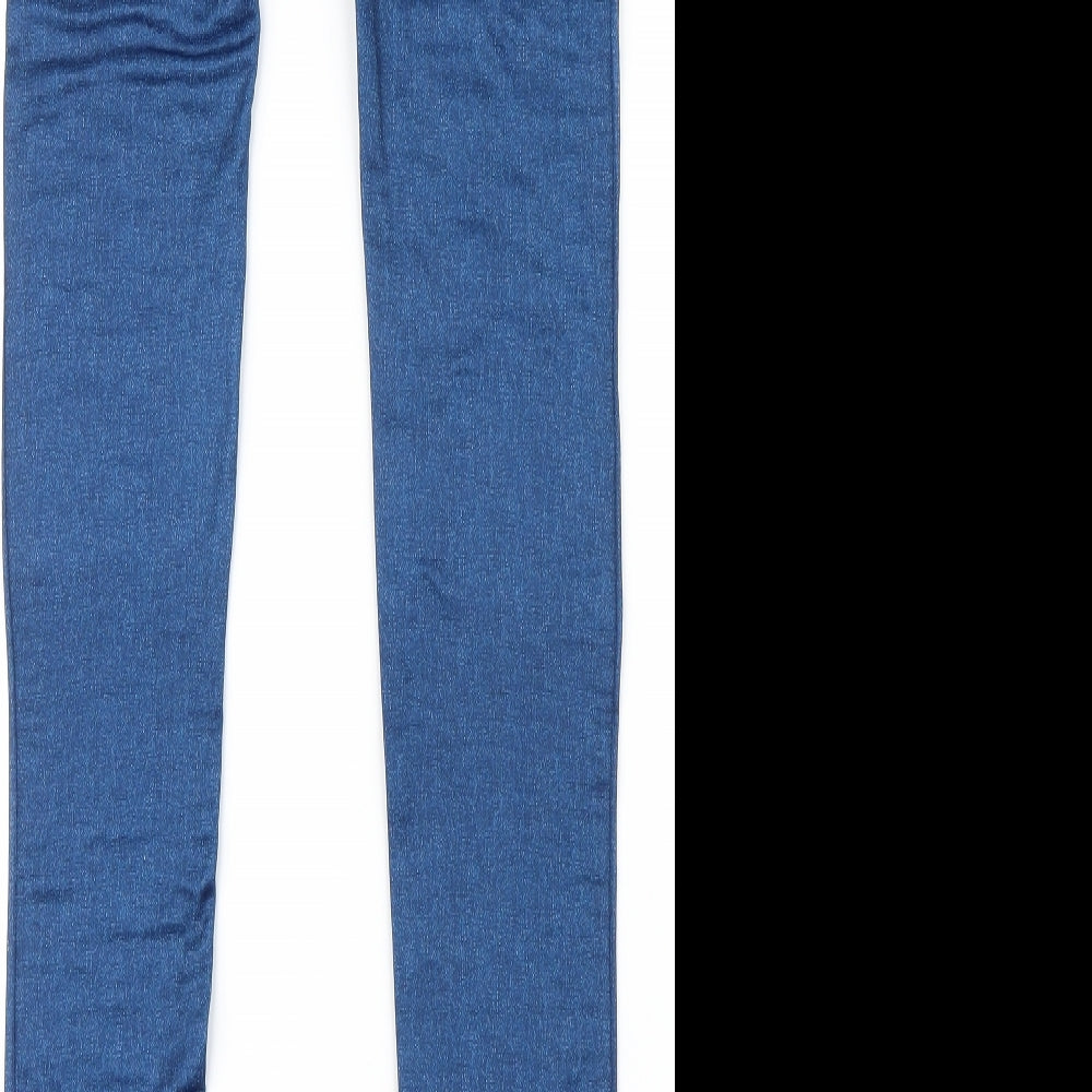 Zlimmy Womens Blue Jegging Leggings Size S L28 in
