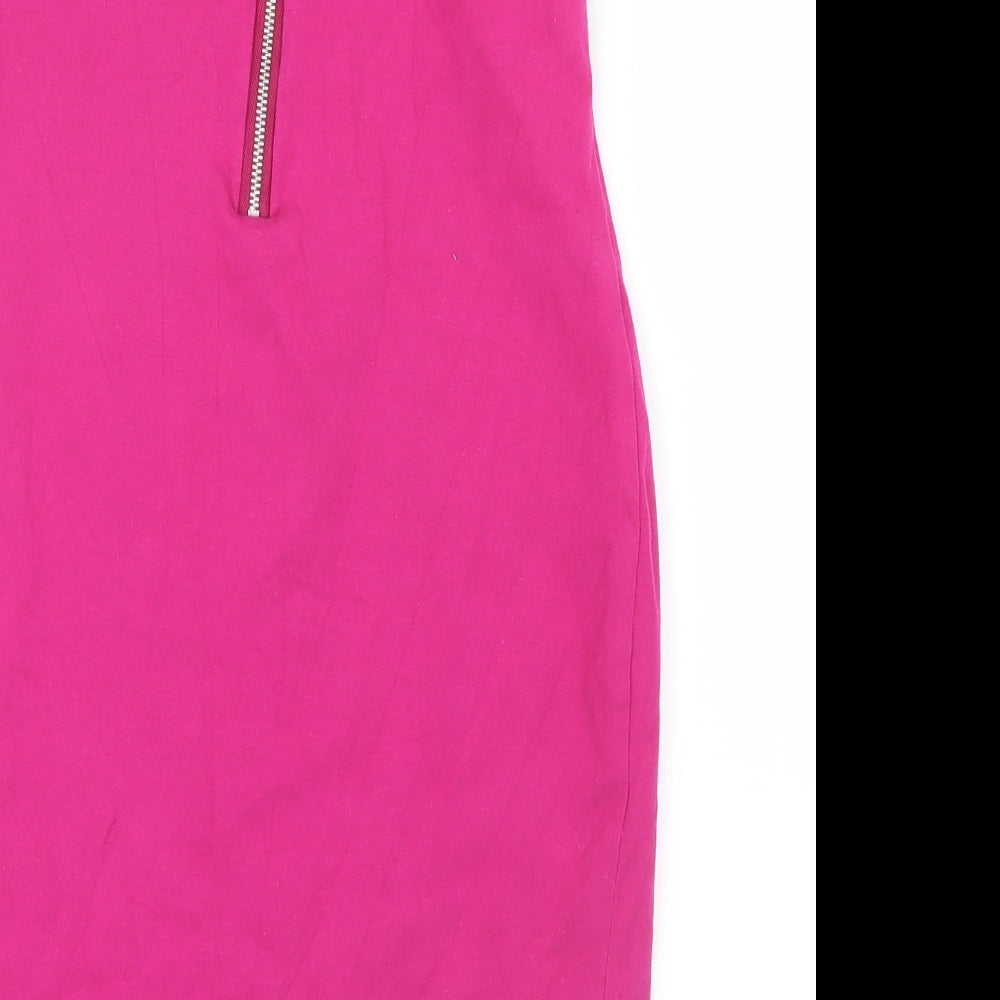 Warehouse Womens Pink Bodycon Size 10
