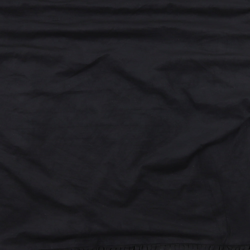 Cherry Couture Womens Black Velour Kimono Blouse Size S