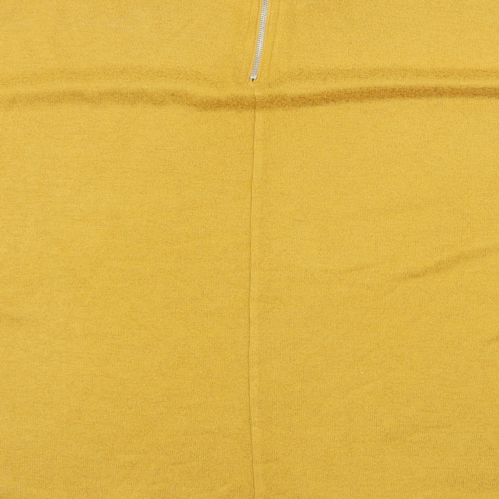 Primark Womens Yellow Knit Pullover Jumper Size 12