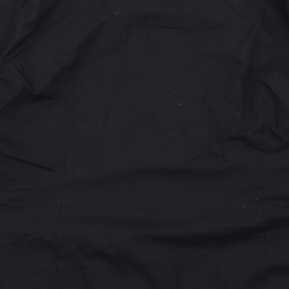 Peacocks Womens Black Basic Button-Up Size 18
