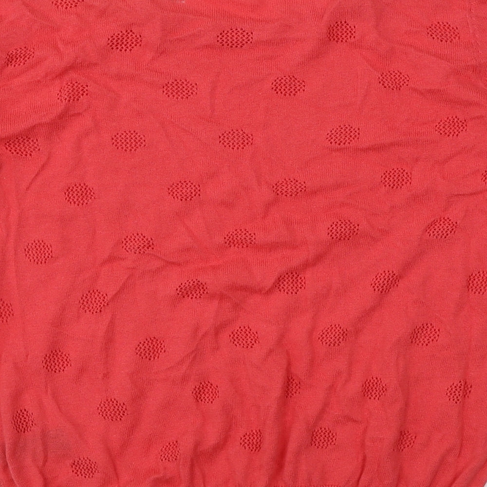 George Womens Pink Knit Shrug Jumper Size 10