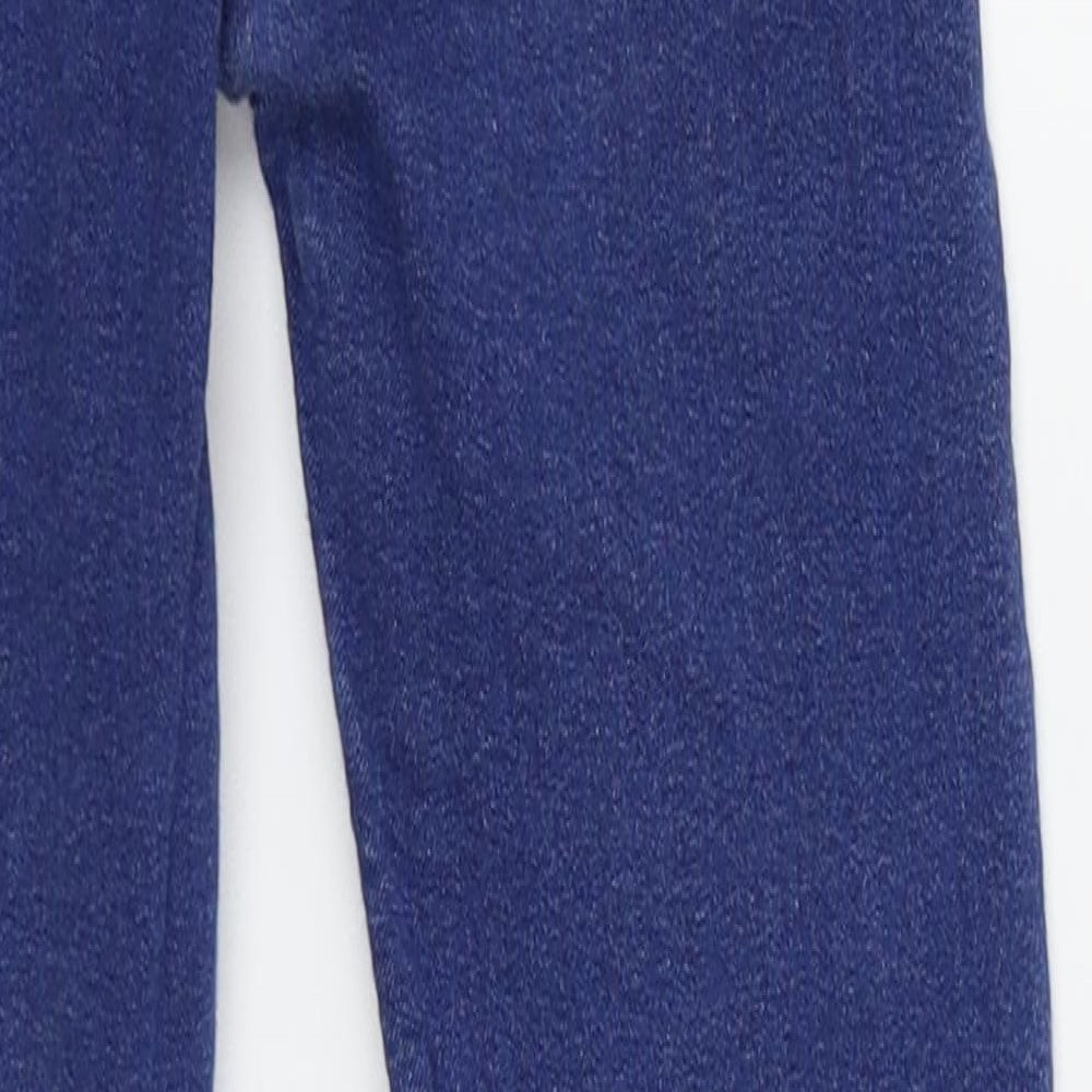 Candy Couture Girls Blue Skinny Jeans Size 9 Years - Ripped