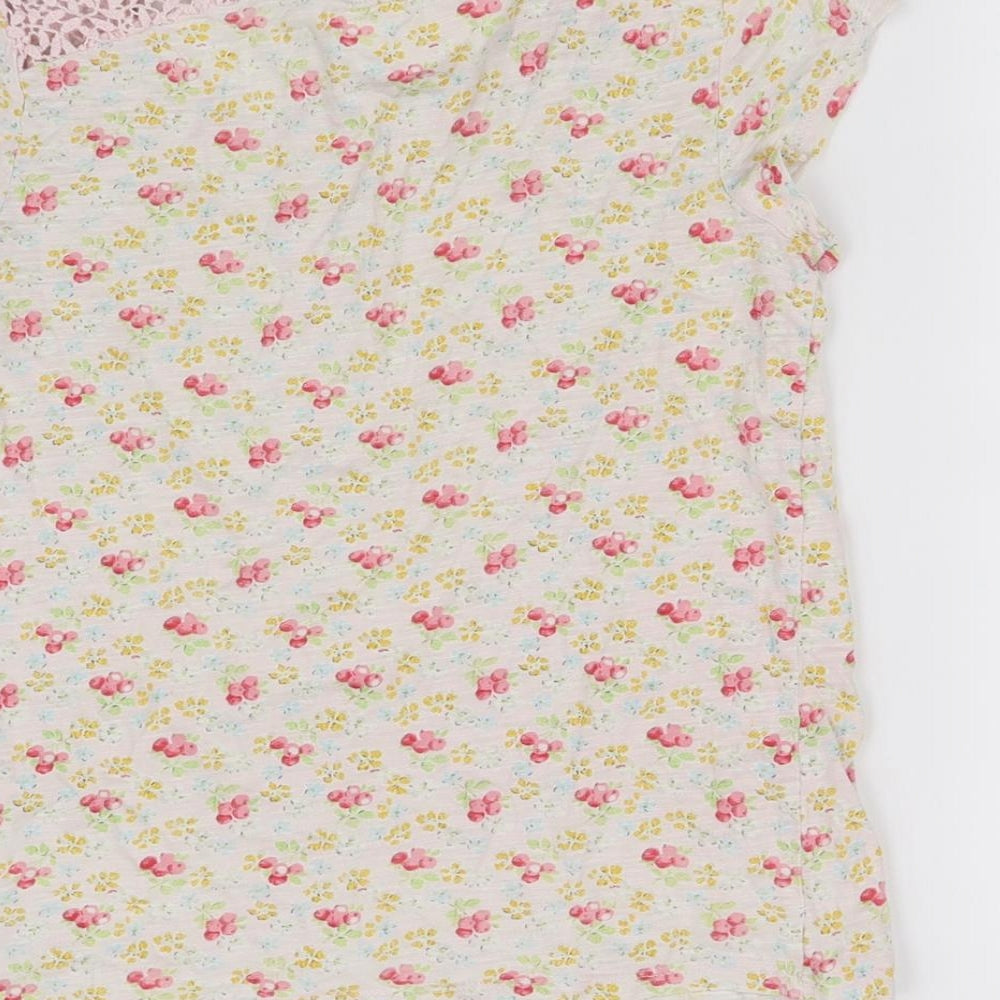 NEXT Girls White Basic T-Shirt Size 11 Years