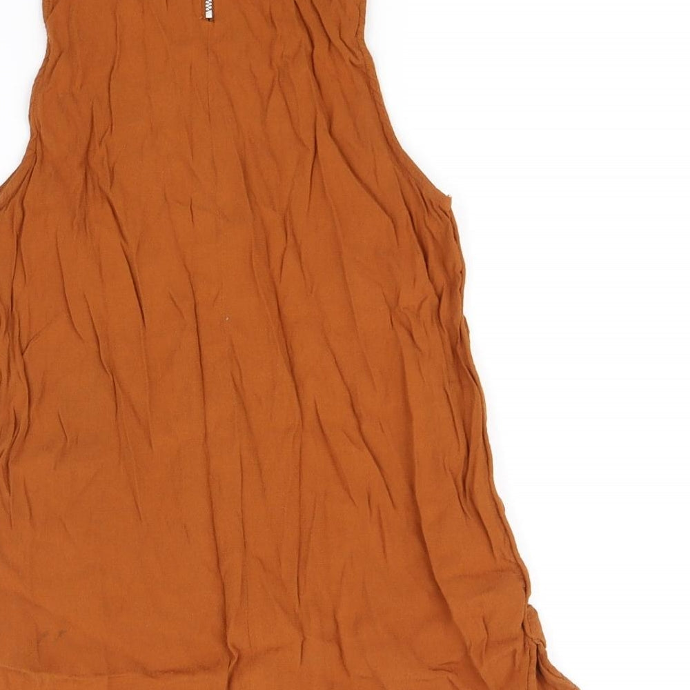 New Look Womens Orange Fit & Flare Size 10