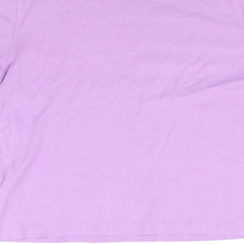 Bonmarché Womens Purple Basic T-Shirt Size M