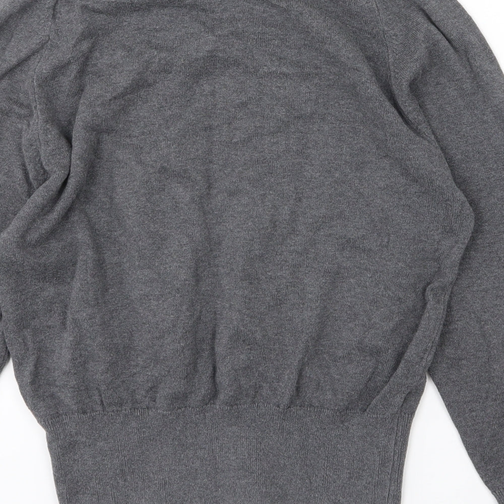 Trutex Mens Grey Knit Pullover Jumper Size S