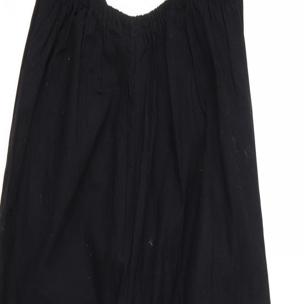 ASOS Womens Black Woven Jumpsuit One-Piece Size 4 L22 in