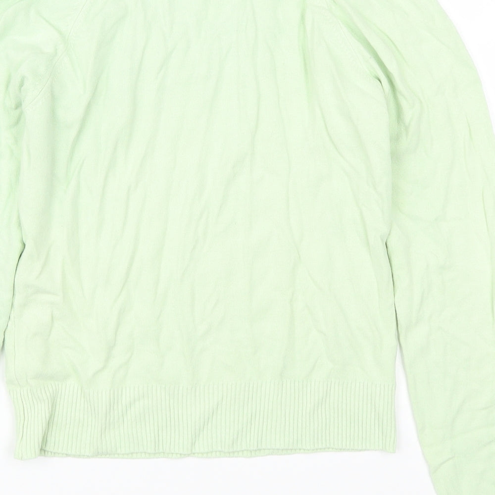 H&M Womens Green Pullover Jumper Size S