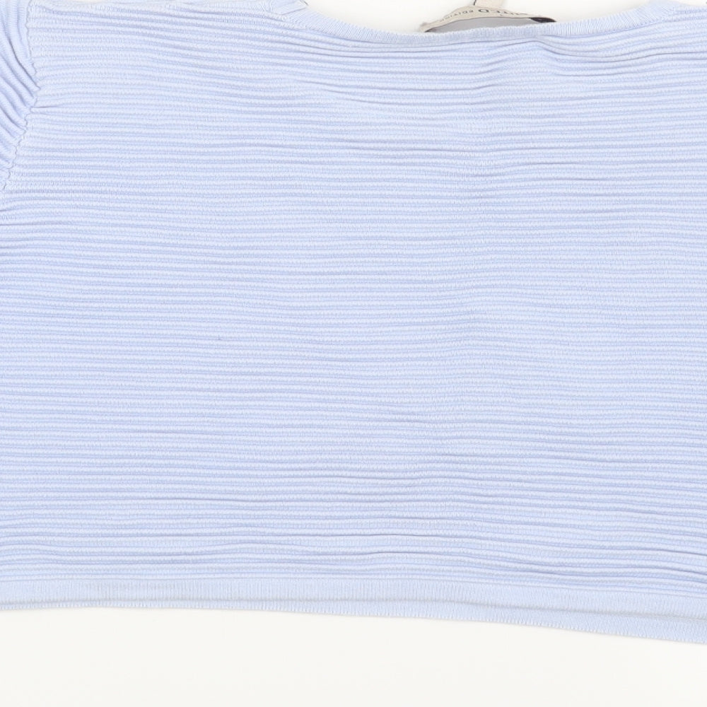 Marks and Spencer Womens Blue Pullover Jumper Size 14