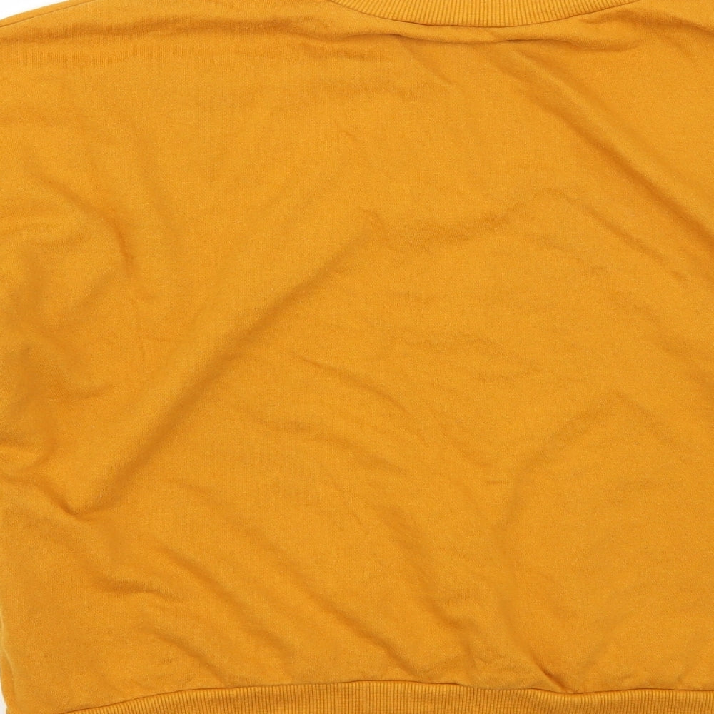 H&M Womens Orange Pullover Jumper Size M